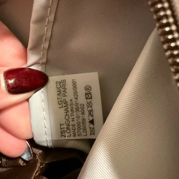 Longchamp Le Pliage Mocha Tote - Picture 4 of 8